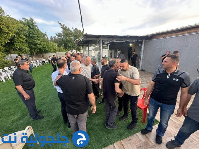 عقد راية الصلح بين أبناء عائلة جابر وأبناء داوود\حسنين